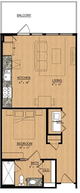 Unit 307 307 floor plan