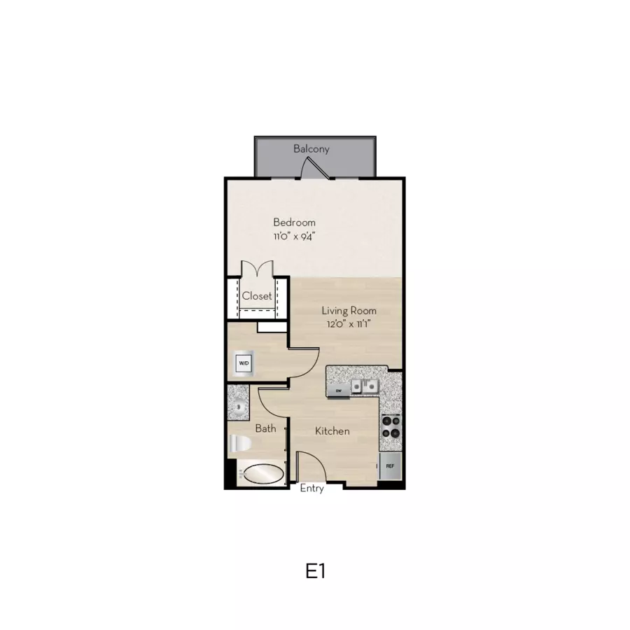 E1 118 floor plan