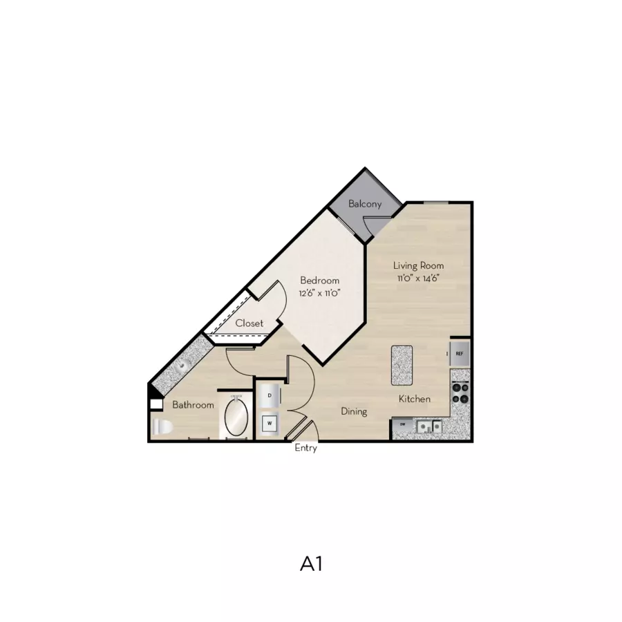 A1 534 floor plan