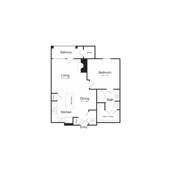 A4 410 floor plan