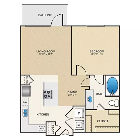 Unit 11203 11203 floor plan