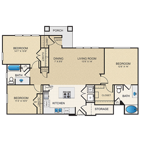 C1A 02108 floor plan