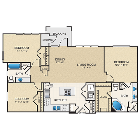 C1 04313 floor plan