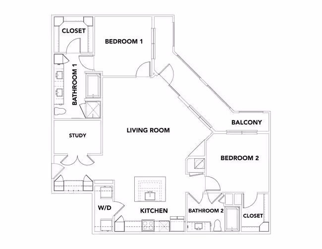 Unit 307 307 floor plan