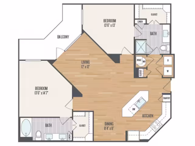 C6a 2-2404 floor plan