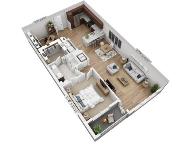 Unit 2-132 2-132 floor plan
