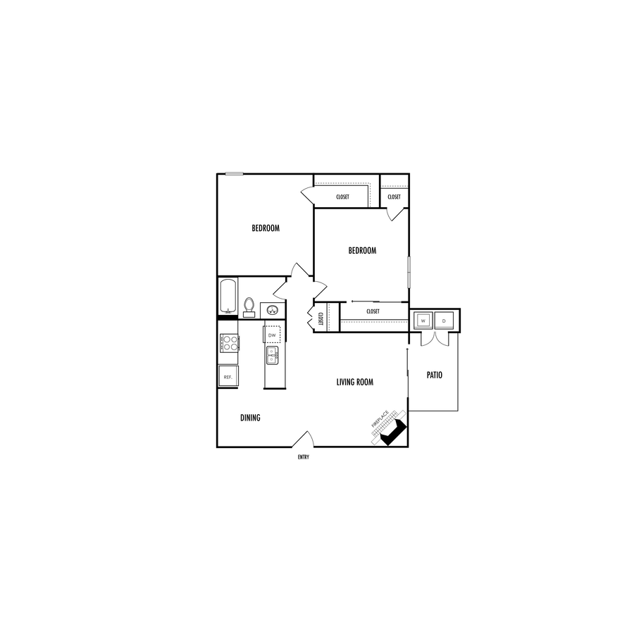 B1 Renovated with Quartz 250 floor plan