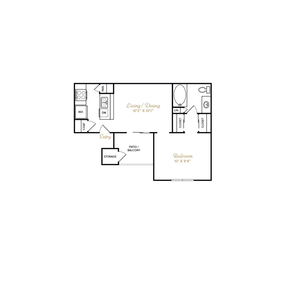 Unit 1621 1621 floor plan