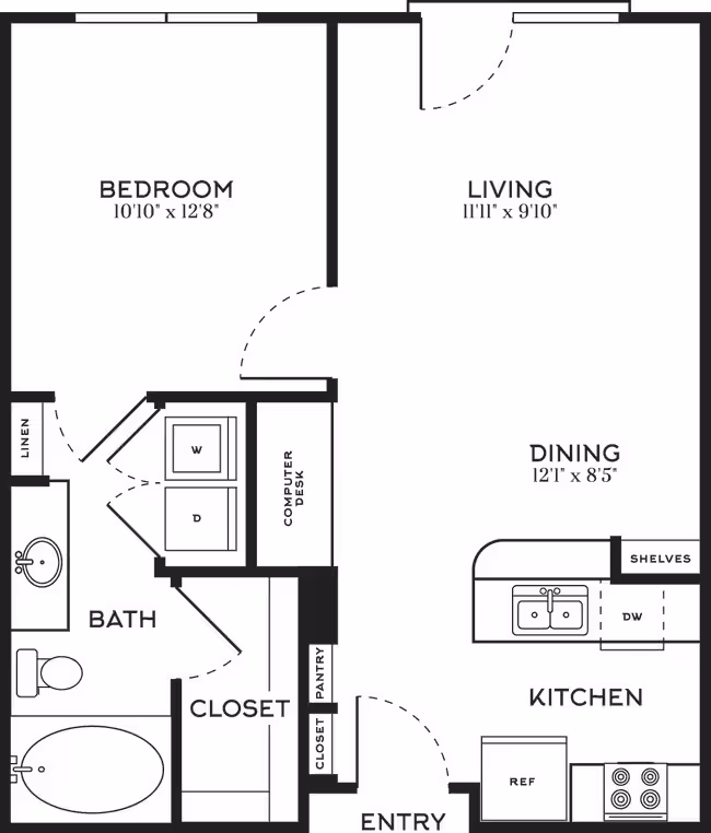 Unit 1409 1409 floor plan