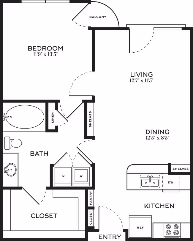 Unit 408 408 floor plan