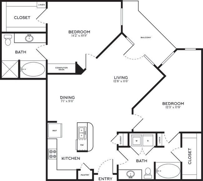 Unit 415 415 floor plan