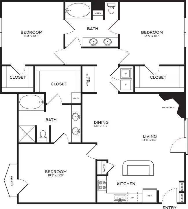C1 1208 floor plan