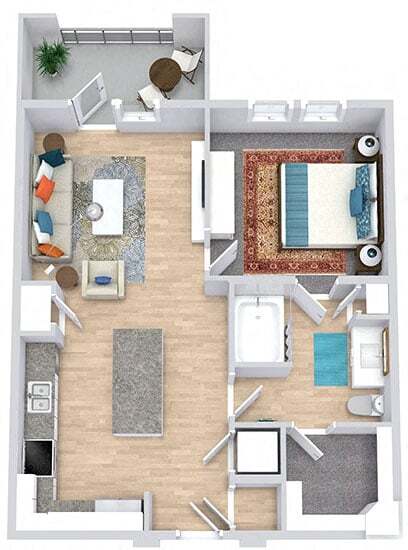 Unit 10210 1317 floor plan