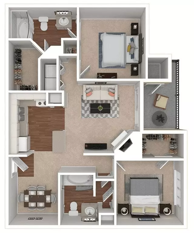 B2U 1436 floor plan