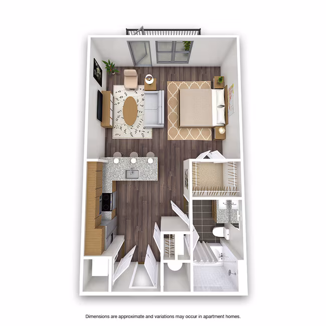 Unit 1561 1174 floor plan