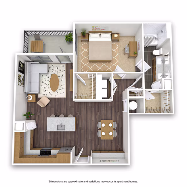 Unit 1418 1269 floor plan