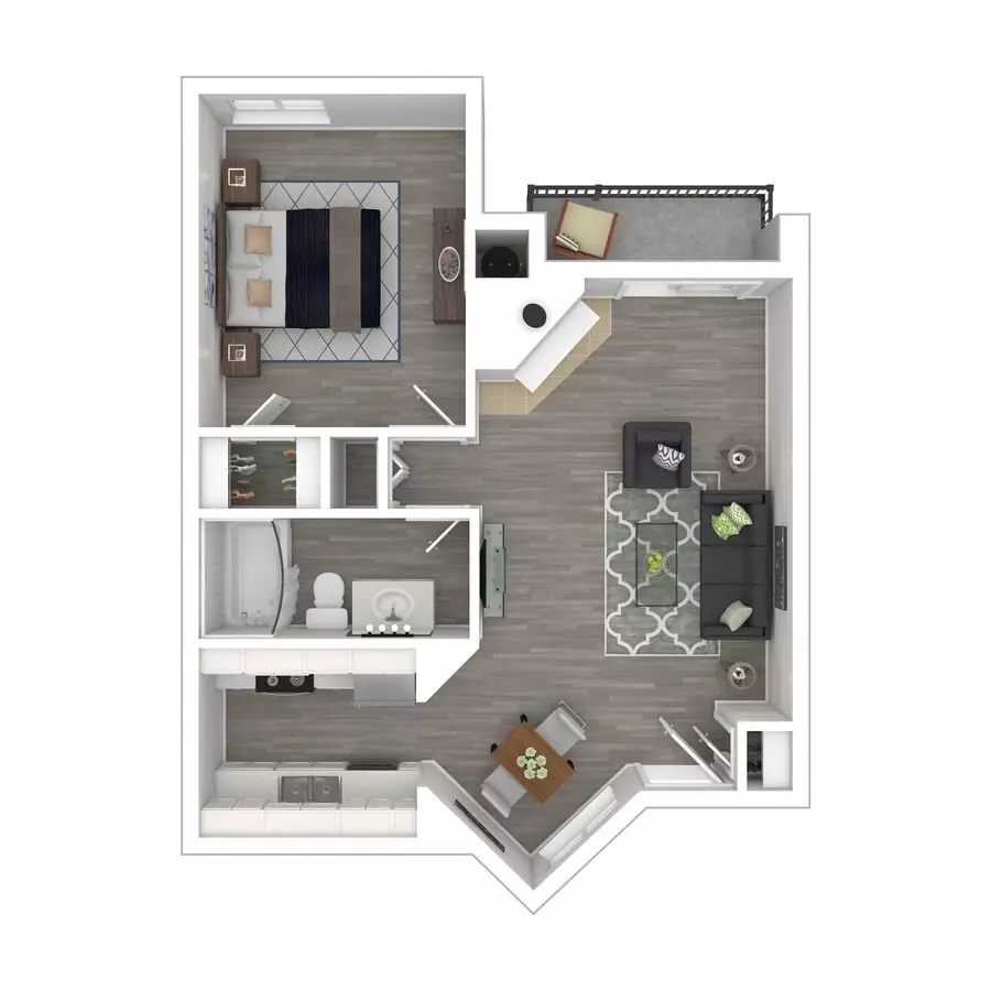 Unit 5107 4309 floor plan