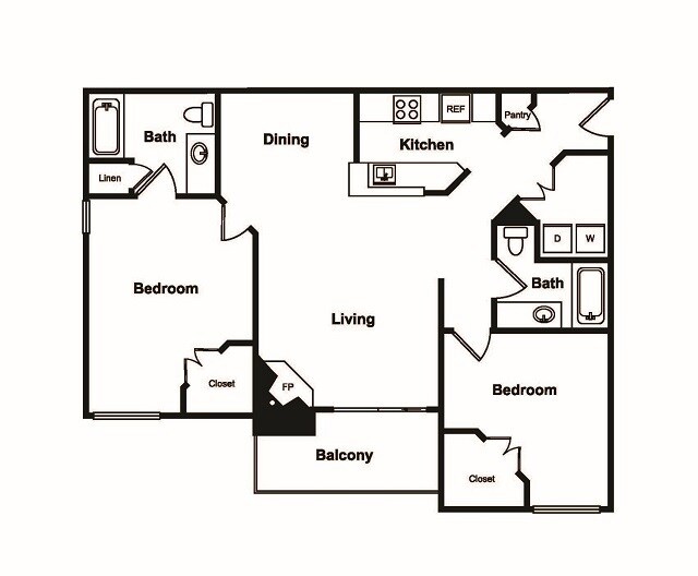 Unit 01325 01325 floor plan