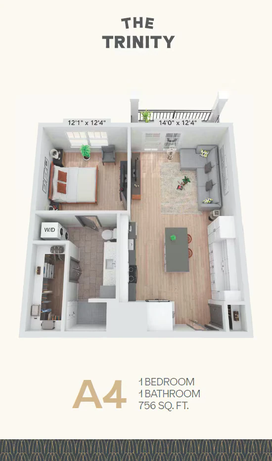 A4 4090 floor plan