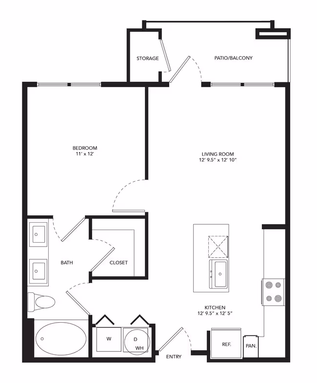 A1 1104 floor plan