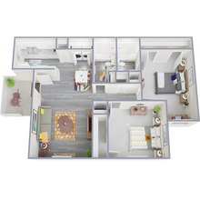 2x2 1007 floor plan