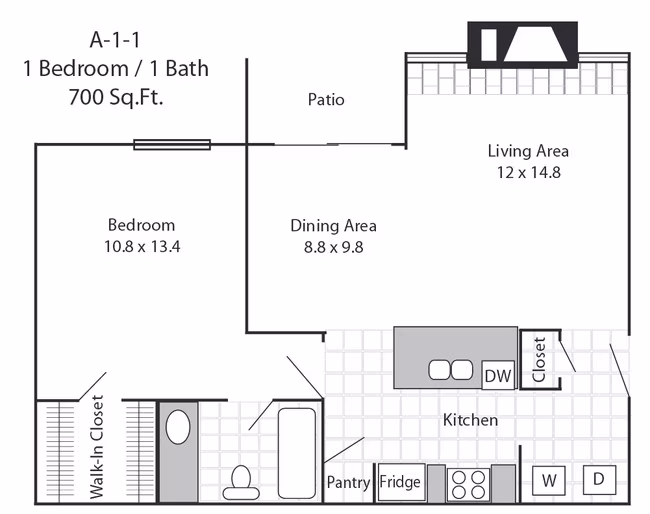 Unit 235 135 floor plan