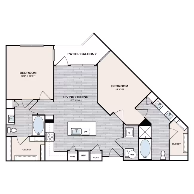 Unit 1409 1409 floor plan