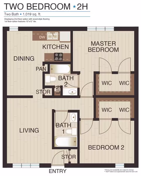 PDL2HC60 floor plan