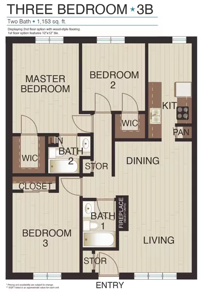 PDL3BC60 floor plan