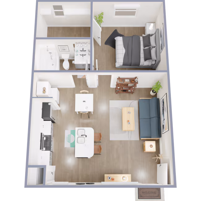 Unit 7A 7A floor plan