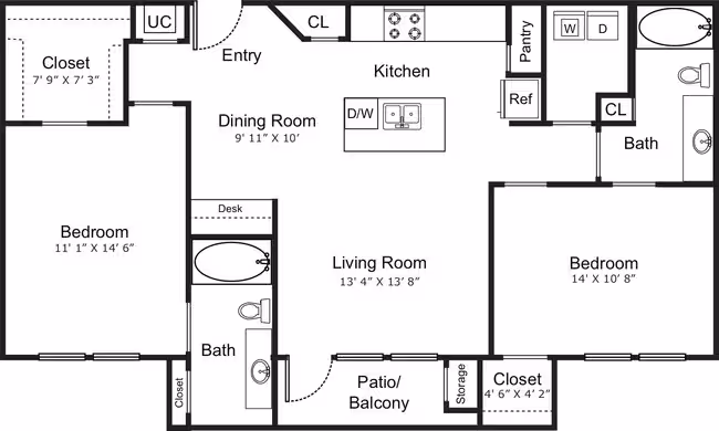 Greenwich 8204 floor plan
