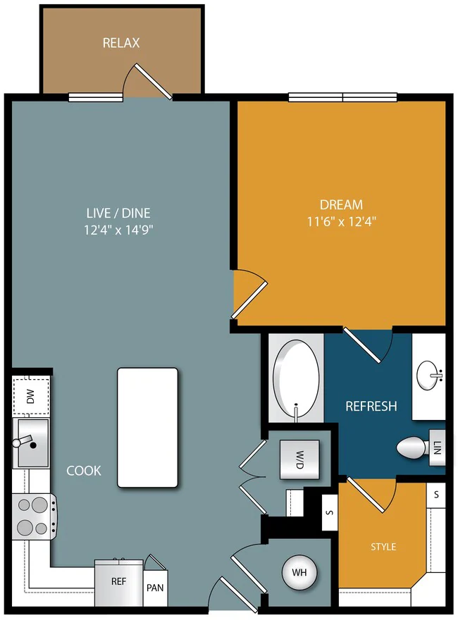 A2 1-222 floor plan