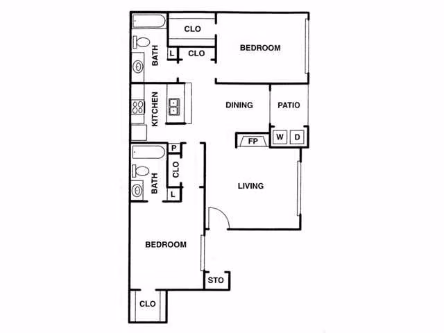 B1 2126 floor plan