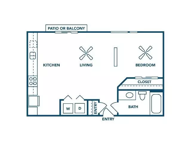E1 390 floor plan