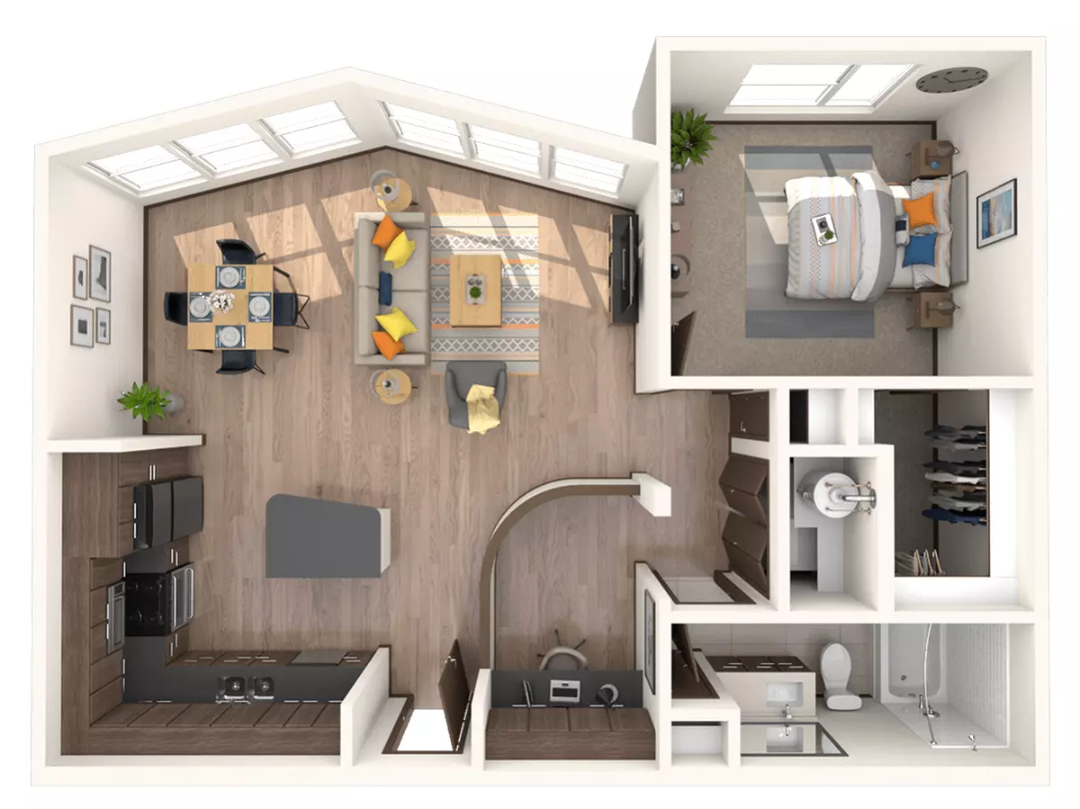Unit 445 446 floor plan