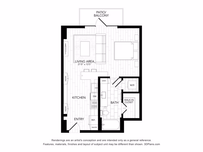 Unit 607 707 floor plan
