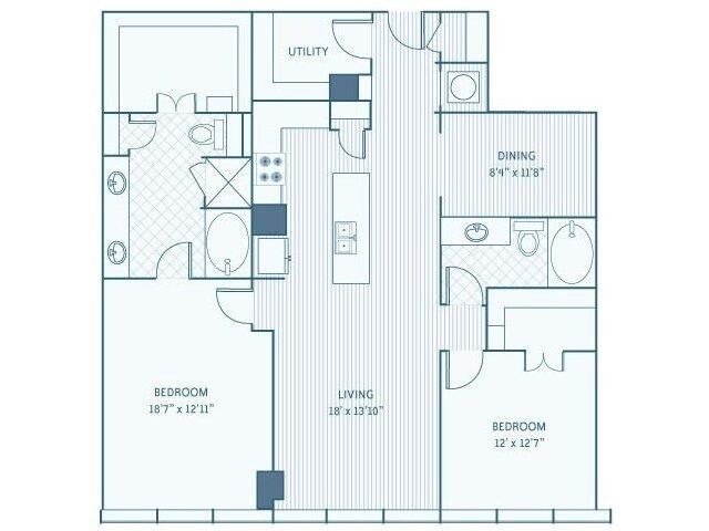B2D 1506 floor plan