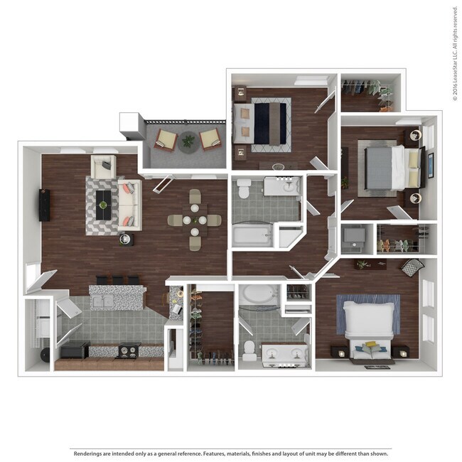 3 Beds • 2 Bath 1513 floor plan