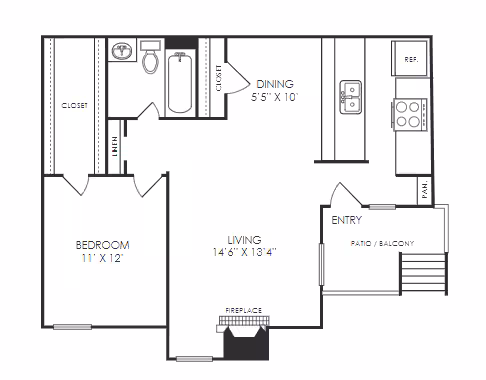 Unit 211 222 floor plan