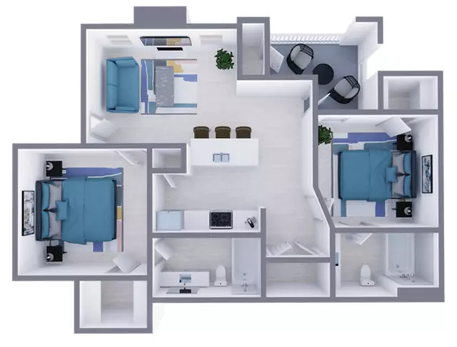 Unit 636 636 floor plan