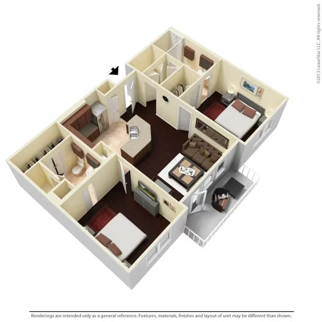 Unit 04302 04302 floor plan