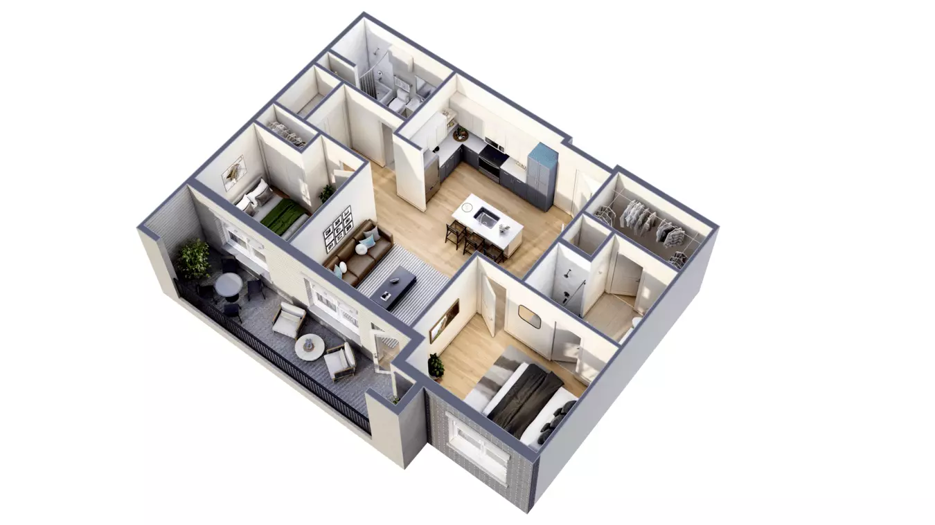 Unit 2-313 2-313 floor plan