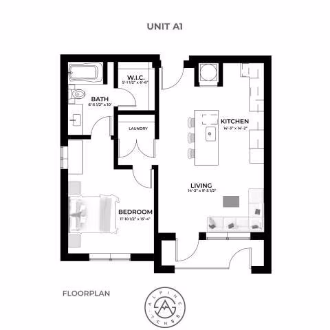 Unit 2-104 2-104 floor plan