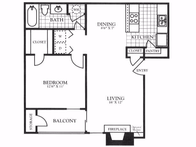 Unit 1825 1825 floor plan