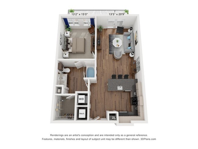 A1 1234 floor plan