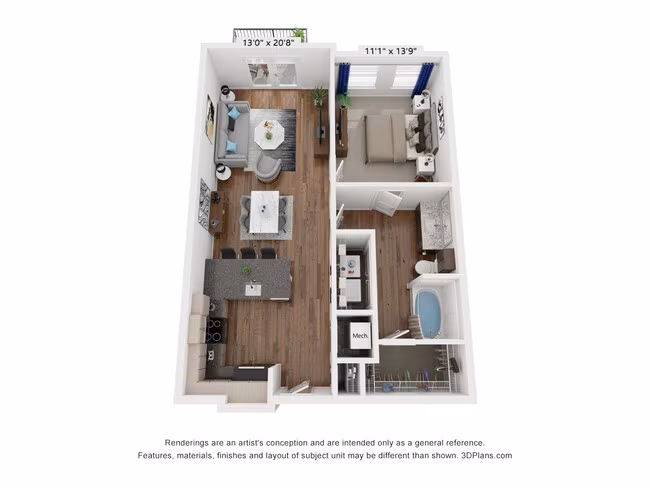 Unit 2233 2233 floor plan