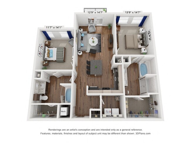B2 1147 floor plan