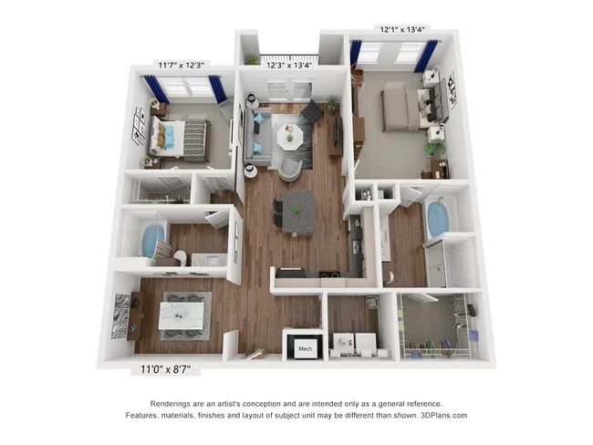 B3 1135 floor plan