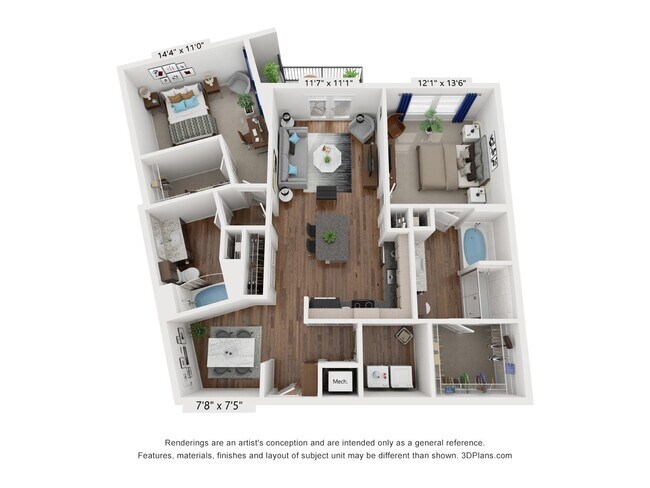 Unit 2008 2008 floor plan