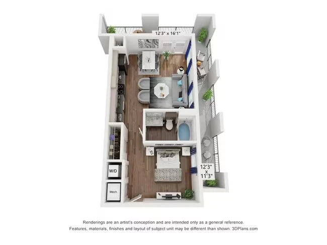 E1 1103 floor plan